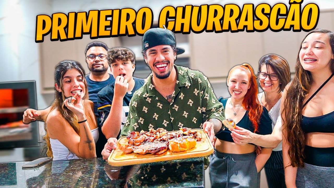 🔥 PRIMEIRO CHURRASCÃO DO ANO 🥩E FOI LOGO NA CASA DE FÉRIAS…