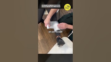 How to Apply a Conforming Bandage to Secure a Wound | One Minute Demos | YouTube Shorts