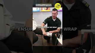 How to Apply a Conforming Bandage to Secure a Wound | One Minute Demos | YouTube Shorts