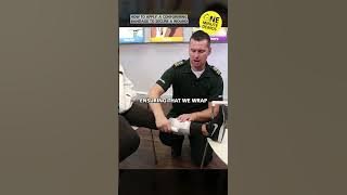 How to Apply a Conforming Bandage to Secure a Wound | One Minute Demos | YouTube Shorts