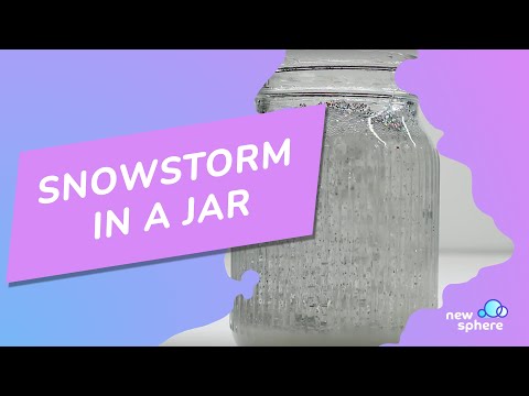 Snowstorm in a Jar - STEM