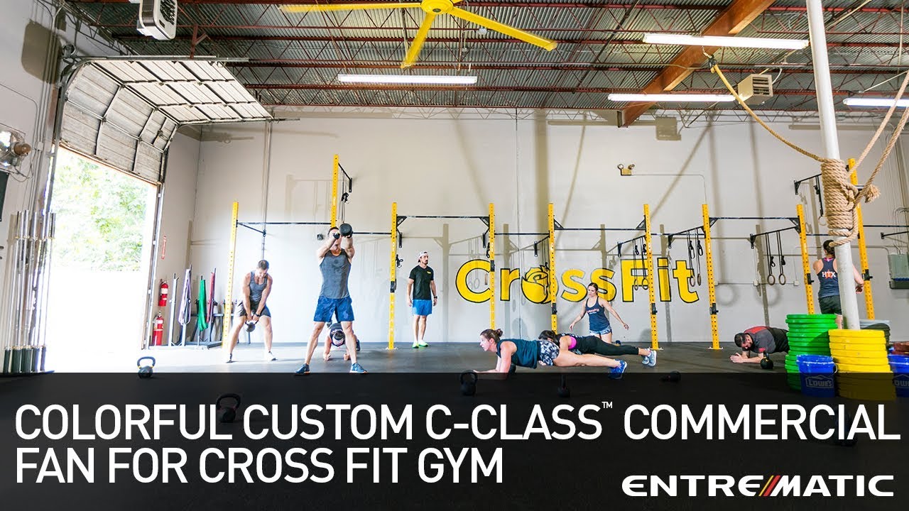 [CUSTOMER STORY] Colorful Custom CClass Commercial Fan for Crossfit