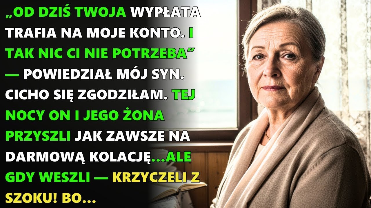 „Od dziś twoja pensja trafia na moje konto!” – powiedział mój syn  Nie wiedział, że mam plan…