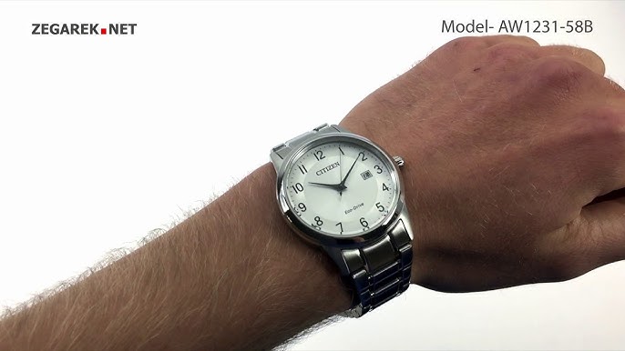 Citizen AW1231-07A Eco-Drive Dresswatch Solar Armbanduhr - YouTube