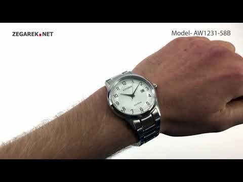 Citizen Ecodrive AW1231-58B - Zegarek.net YouTube 