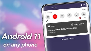 How To Enable Android 11 Notification Panel For Any Android Device - Without Root 🔥⚡