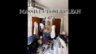 MASSIVE Closet Clean Out