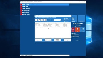 Time Clock MTS - Approving an Employee Time Off Request