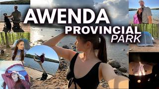 FIRST TIME CAMPING!!! Ballerina goes camping for the first time, Awenda Provincial Park VLOG review