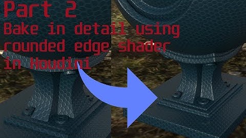 Tools in Houdini for normal baking tutorial. Part 2