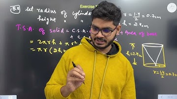 Ex 12.1 Q8 | Surface Areas & Volumes | Chapter 12 | Class 10 Maths | NCERT