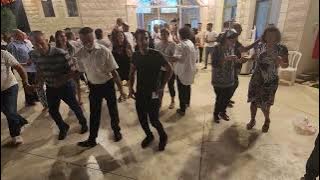 Traditional Yemeni Jewish dances in an Israel synagogue yard - listen to the rhythm and joy