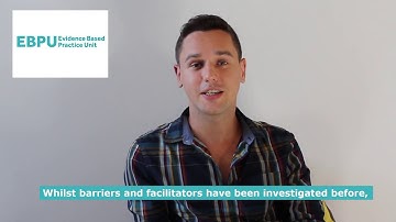 Barriers and facilitators to shared decision-making
