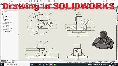 Thực Hành Xuất Bản Vẽ Cho Chi Tiết 3D. How to export drawings in Solidworks.
