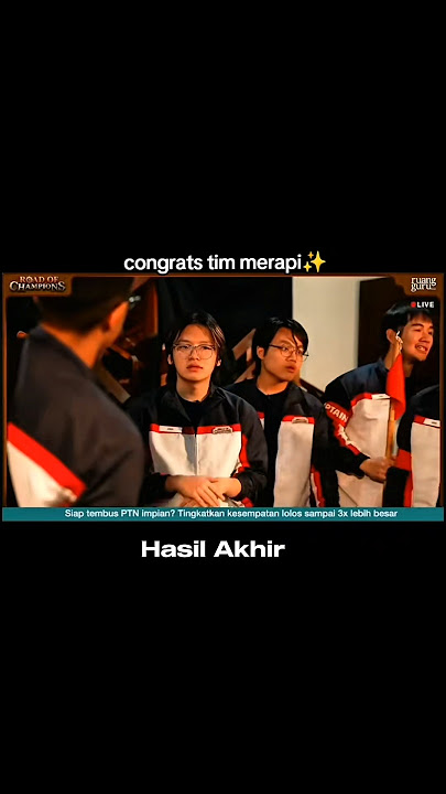 Download lagu Tim Merapi jadi pemenangnya, Tim Merbabu tetap semangat #ruangguru