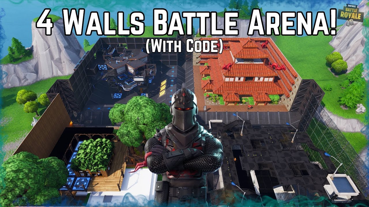 Wall Wars Battle Arena Published With A Code Fortnite Creative Epic Builds Youtube