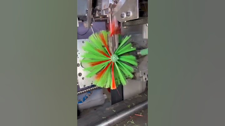 Cleaner Brush Making Inside the Factory #shortvideo