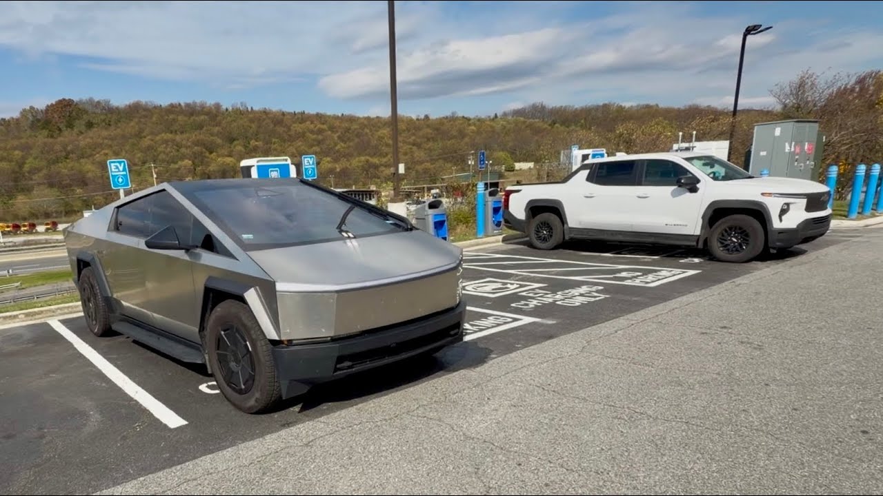 Tesla Cybertruck Road Trip MAJOR PROBLEMS EVgo charging from Dallas Texas to Roanoke Virginia 