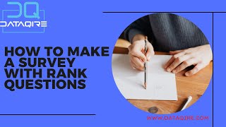How to program ranking questions in DataQire | rank questions in Survey programming