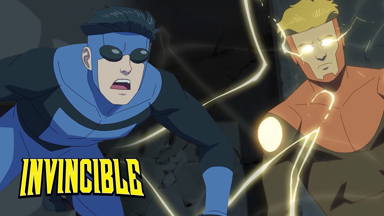 Fpex Invincible Invincible Fights Off Powerplex | Invincible Season 3 - YouTube