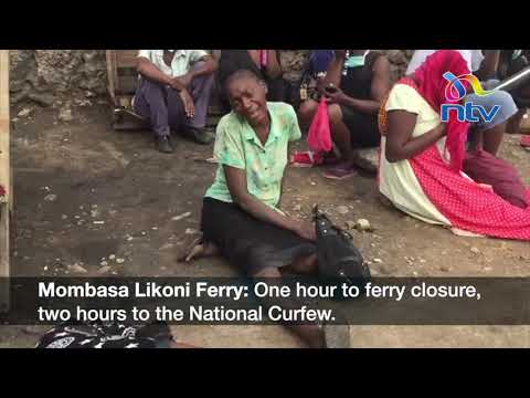 Chaos at Likoni ferry channel as GSU officers descend on commuters