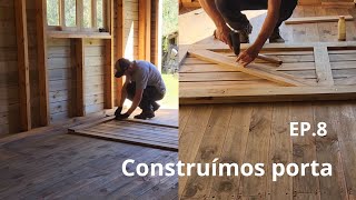 COMO CONSTRUIR PORTA DE MADEIRA ESTILO CELEIRO - LOG CABIN  (#8)