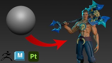 Stylized 3D Character - Timelapse (FULL WORKFLOW)