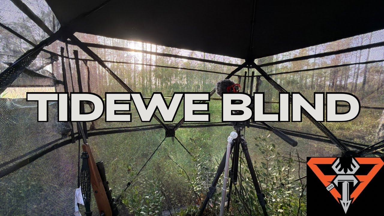 Впервые пробую охоту в засидке TIDEWE VisX на общественных землях Флориды.