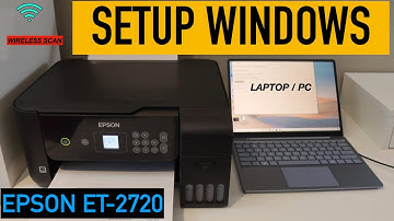 Epson EcoTank ET-2720 Setup Windows Laptop / PC.