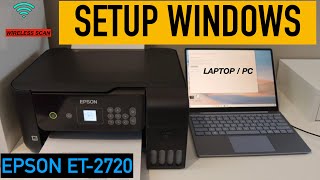 Epson EcoTank ET2720 Setup Windows Laptop / PC.