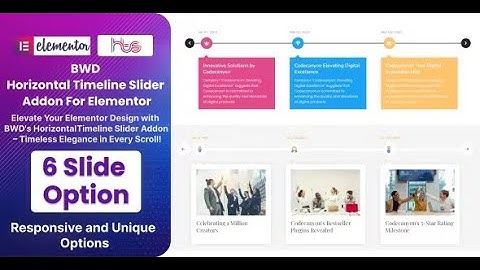 BWD Horizontal Timeline Slider Addon For Elementor By BestWpDeveloper