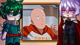 Mha React To Saitama // Gacha Club