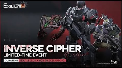 Girls Frontline 2: Exilium - Inverse Cipher (All Stages) Season 8 | Global