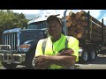 Rondy daniels professional log truck driver