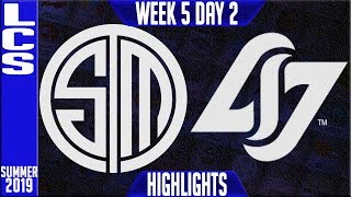 TSM vs CLG Highlights | LCS Summer 2019 Week 5 Day 2 | Team Solomid vs Counter Logic Gaming