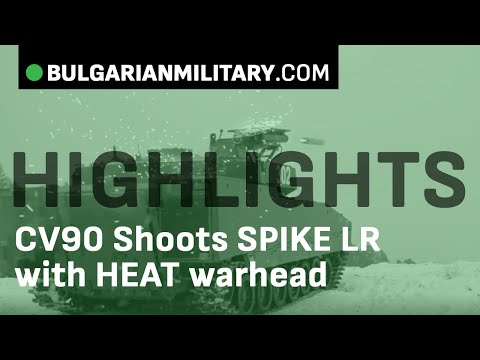 CV90 shoots Spike