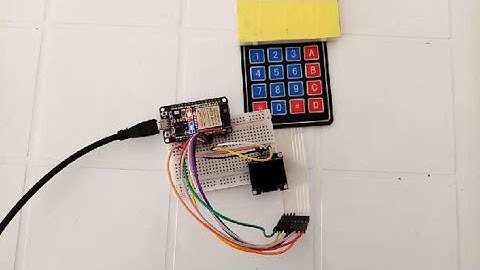 Using the 4×4 Matrix Keyboard with the ESP32 board