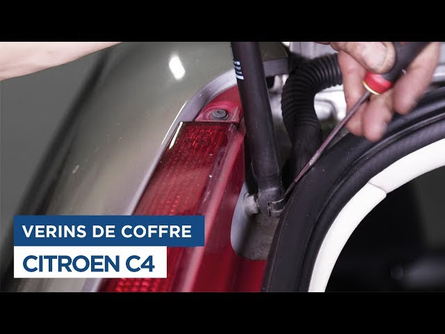 Citroën C4 - Changer les vérins de coffre 