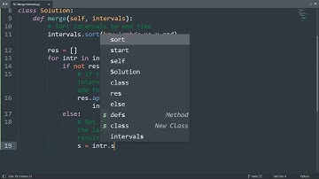 Leetcode 56. Merge Intervals in Python | Python Leetcode | Python Coding Tutorial | Python Code ASMR