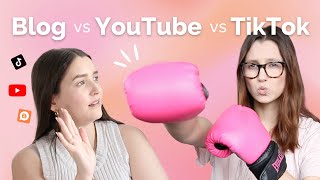 Blogging vs Youtube vs TikTok 😱 Which Should YOU Start?!