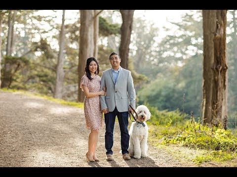 Stow Lake and Baker Beach Engagement Photos