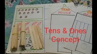 How to teach Tens and Ones concept easily using ice cream stick Check Out Low Prep Tens And Ones Activity ЁЯШК