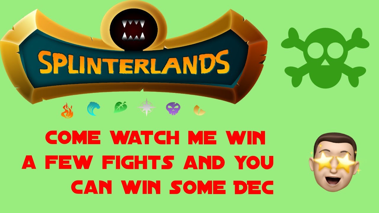 Splinterlands Battle Examples and DEC Giveaway