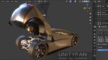 #213 3d sketching a car in blender Part 62 - 4x timelapse