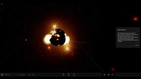 My first video playing Universe Sandbox 2