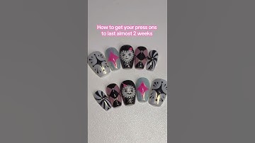 How to make your press ons last ! #nailtips #pressonnails #nailinspo #clownnails