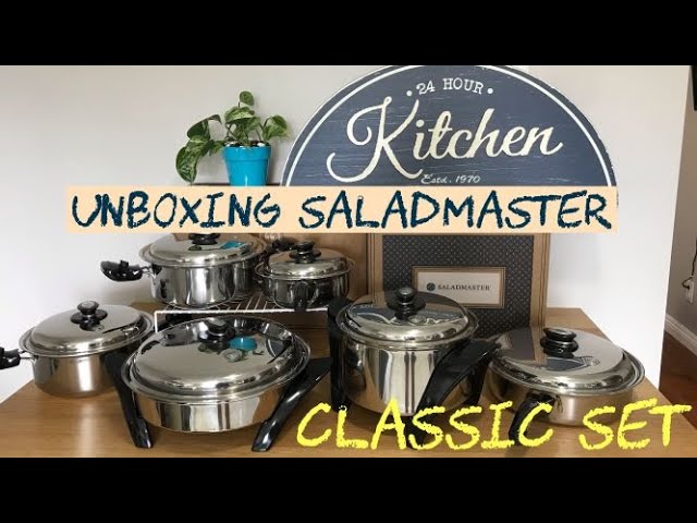 Unboxing Saladmaster Classic Set #saladmaster #unboxing #cookware #healthy  #rvinvlogs 
