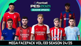 MEGA FACEPACK VOL.133 SEASON 24/25 - PES 2021 SMOKEPATCH & INFERNO PATCH