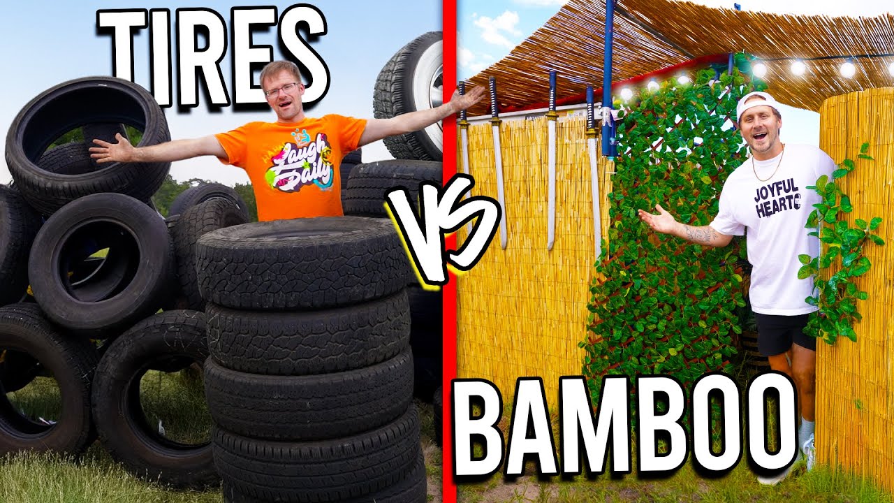 We Built Homemade Forts Using Only Items We Have!