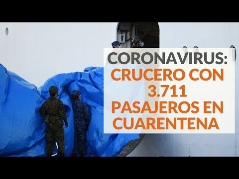 Crucero con 3.711 pasajeros en cuarentena por coronavirus